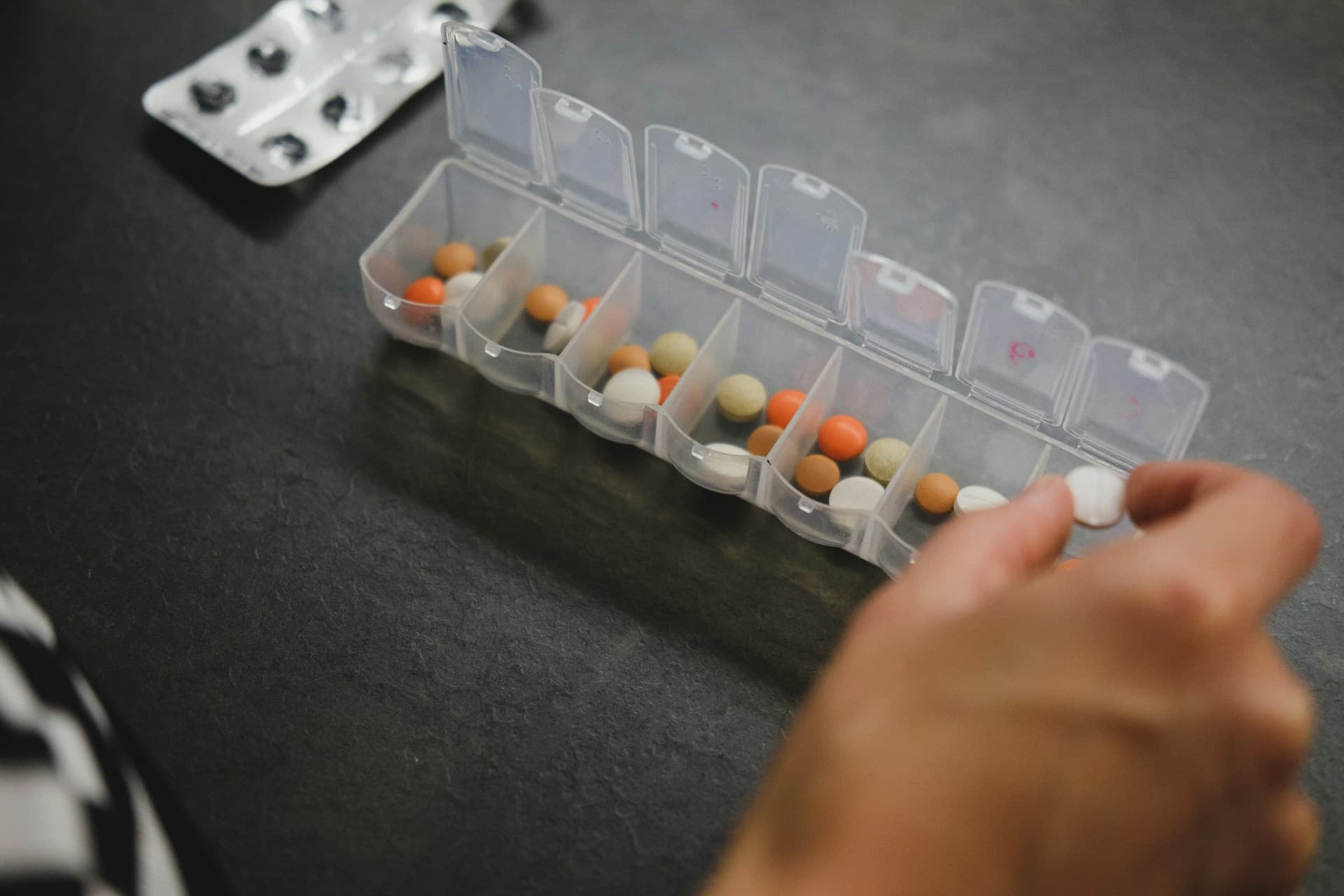 A calm clinical setting representing thoughtful psychiatric medication management